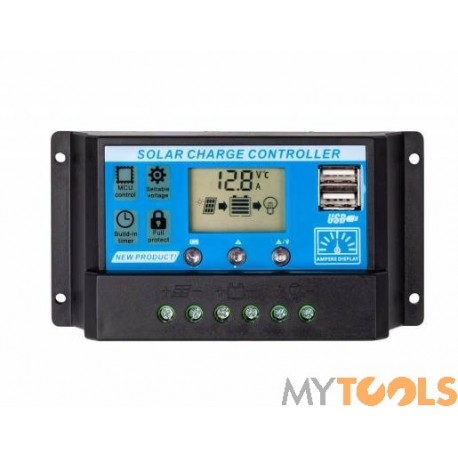 Regulator napięcia paneli ładowania solarnych 12V/24V 20A LCD VOLT